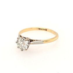 Pre Owned 18ct Diamond Solitaire Ring ZX191
